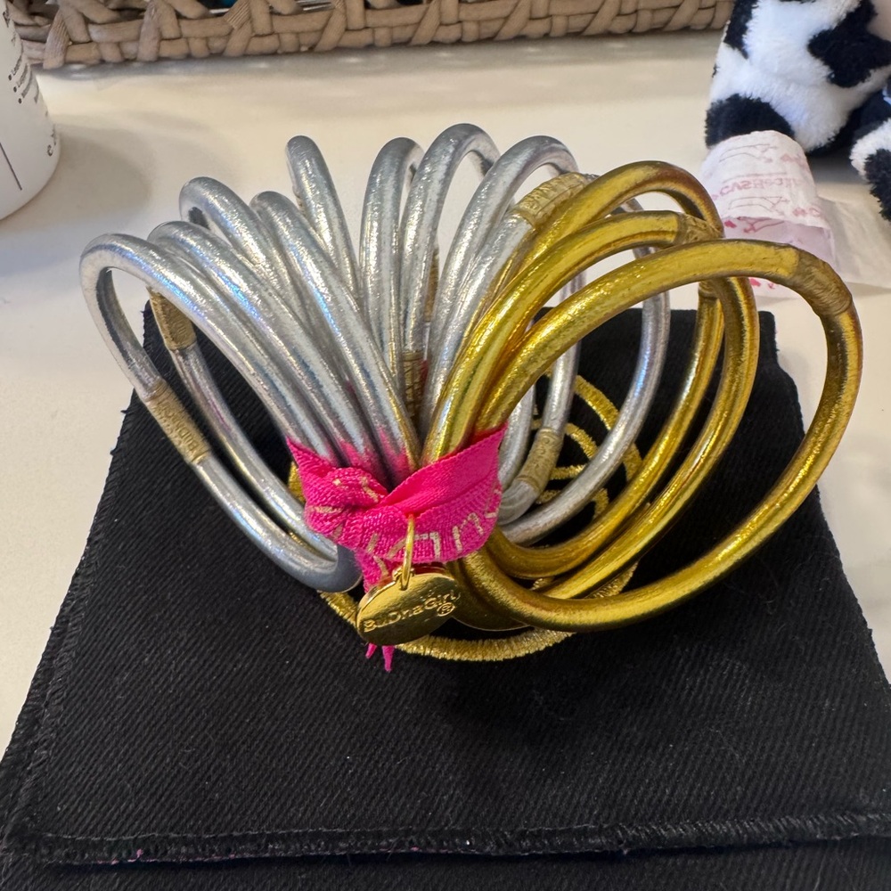 Set of 12 BuDha Girl bangles Med